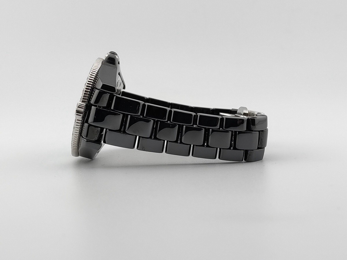 Judith Ripka Black Ceramic & Stainless Steel Diamonique  display picture 2