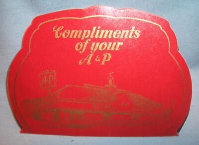 1950s A&P Super Market Store Gold Eye Sewing NEEDLE SET Advertising West Germany