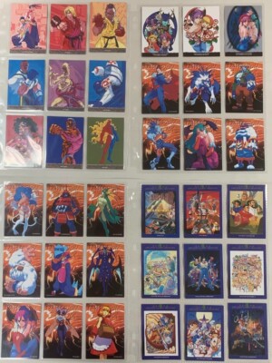 Carddass Masters ALL CAPCOM WORLD 98 Complete Set Trading Cards
