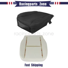 Driver Bottom Cloth Seat Cover+Foam Pad For 07-14 Chevy Silverado Sierra 1500