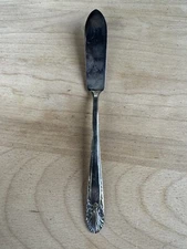 Crown Silverplate Butter Cheese Spreader Knife Radiance Pattern Vintage