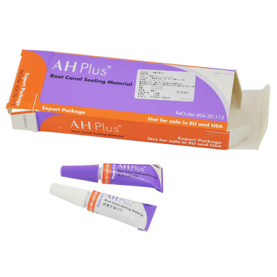 AH PLUS BASE FROM DENTSPLY CATALYST KIT OF 2 TUBES 3 ML RCS MATERIAL (FREE SHIP)