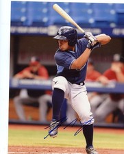 KEAN WONG  TAMPA BAY RAYS  SIGNED  AUTOGRAPHED  8x10 PHOTO    W/ COA