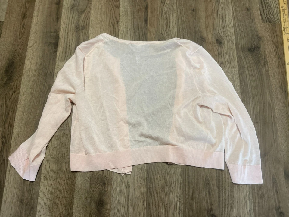 Suéter Tommy Hilfiger, Para Mujer Talla Mediana, Cárdigan Abierto, Manga 3/4 Foto 2 de 4