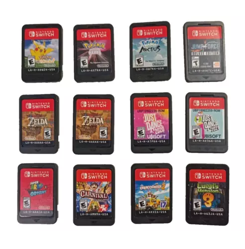 Nintendo Switch Game Only Games to Choose From Mario, Zelda, Pokemon, Jump Force