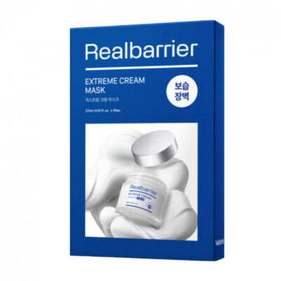 Real Barrier Extreme Cream Mask Sheet x 10pcs, Korean Cosmetics, KBeauty, sample