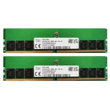 Hynix DDR5 64GB 2X32GB 4800MHz PC5-38400 2RX8 UDIMM Memory Ram HMCG88MEBUA