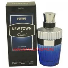 LOMANI NEW TOWN CASUAL COLOGNE FOR MEN 3.3 OZ / 100 ML EAU DE TOILETTE SPRAY NIB