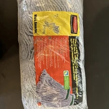 Rubbermaid Cotton Blend Commercial Mop Head Refill Blue Yarn D513-71 (2) pack