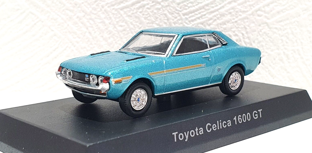1/64 Kyosho TOYOTA CELICA 1600GT TA22 BLUE Limited Edition diecast