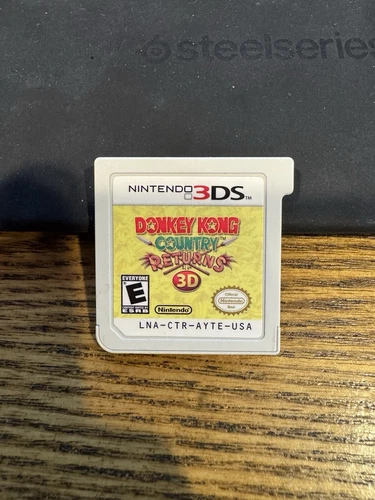 Donkey Kong Country Returns 3D (3DS, 2013) - Tested Working, Free Shipping!