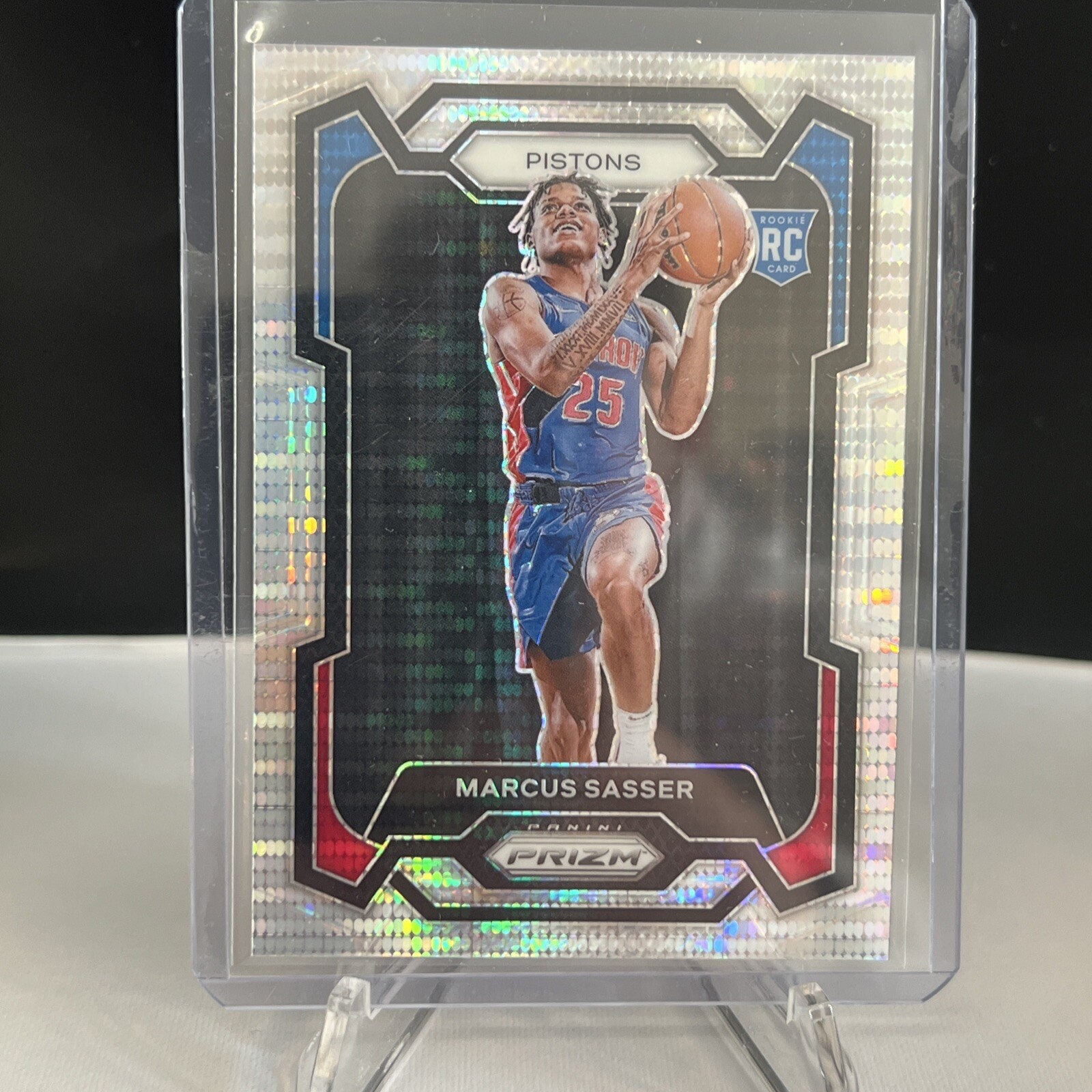 2023-24 Panini Prizm Marcus Sasser Pulsar Prizm Rookie RC #174 Pistons