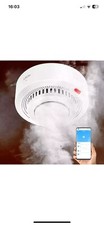 SENSORE ANTINCENDIO WIRELESS RILEVATORE FUMO ALLARME CON APP E SEGNALE ACUSTICO