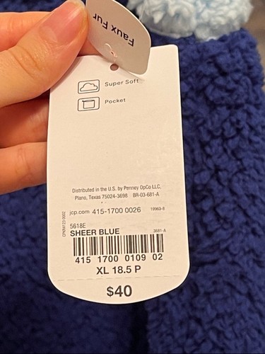 Maglione pelliccia sintetica Xersion bambina taglie forti XL 18,5 - Foto 6 di 6