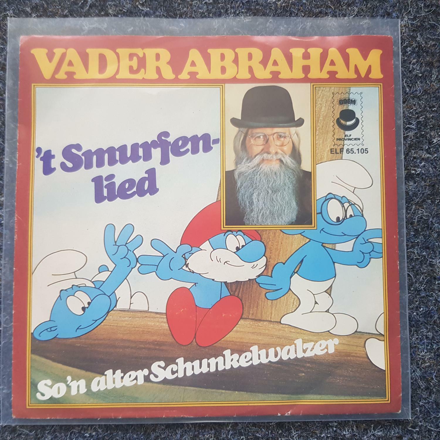 7"" Single Vinyl Vader Abraham - 't Smurfenlied/ Das Lied der Schlümpfe SUNG IN D
