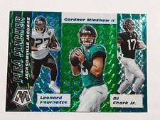 2020 Mosaic Flea Flicker Green Prizm - Gardner Minshew #FF10 Indianapolis Colts