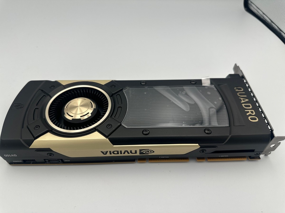 NVIDIA Quadro GV100 32GB HBM2 PCI-e 3.0 GPU Volta Graphics Card