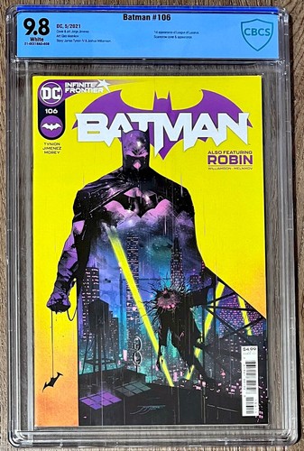 BATMAN #106 in NM/MINT CBCS 9.8 James Tynion IV 1st MIRACLE MOLLY D.C Key comic