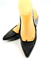 Circus by Sam Edelman Womens Black and White Flats Slip-ons Shoes Sz 6 M EUR 36