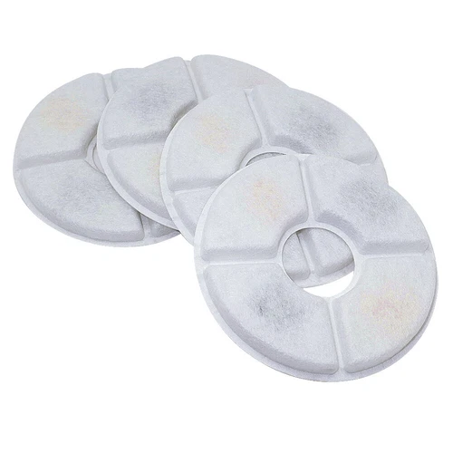 Pet Activated Carbon Filters Round Replacement for Dog Cat Kitty Water Fountain - Picture 19 of 19