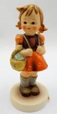 VINTAGE HUMMEL GOEBEL "SCHOOL GIRL" GERMAN PORCELAIN FIGURINE ~ MADE IN GERMANY