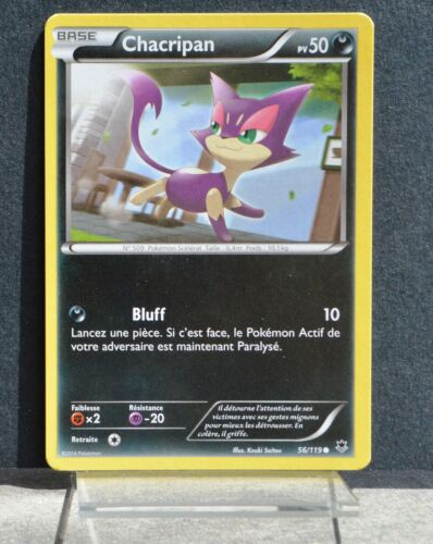 carte Pokémon 56/119 Chacripan XY04 Vigueur spectrale NEUF FR - Photo 1/1
