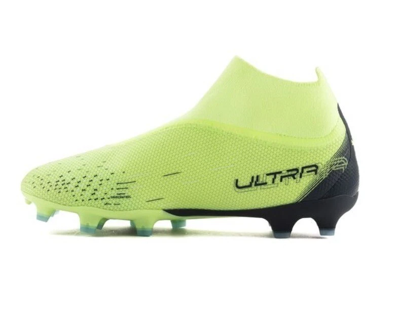 PUMA ULTRA MATCH+ LL FG AG LACELESS SOCCER CLEATS SHOES 107032-01 MENS SIZE  8