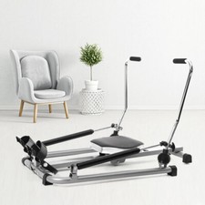 Home Gym Adjustable Exercise Rowing Machine Rower  Double Hydraulic Resistance