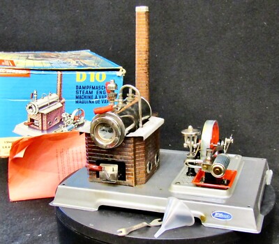 1970s Very Good Wilesco D10 Live Steam Engine - Toys Gift Boys Men # 1659