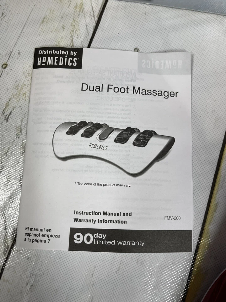 Massageador Homedics Dual Rolling Foot FMV-200A novo na caixa aberta - Imagem 4 de 4