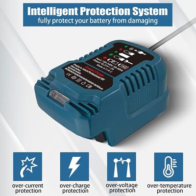 Battery Charger For Bosch 18V Li-ion Battery BAT609 BAT609G BAT618 BAT618G 2A