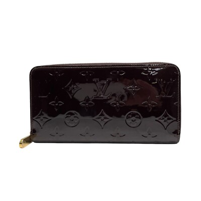 【希少】 LOUIS VUITTON Vernis Patent Leather Wallet LOUIS VUITTON Louis Vuitton Wallet Zippy Round Patent