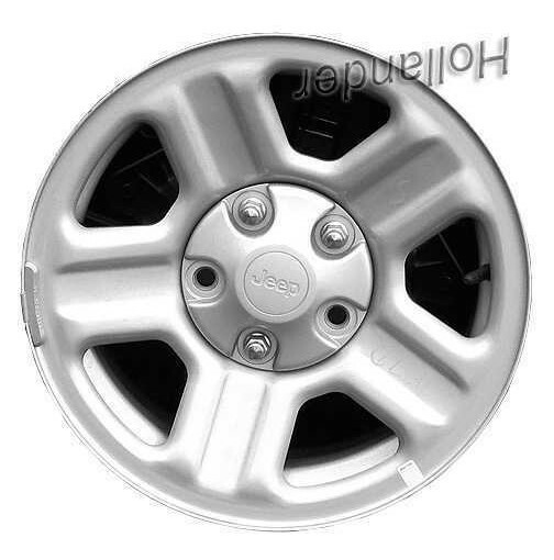 2007-2018 JEEP WRANGLER Wheel Silver Center Hub Cap 1AH90TRMAC