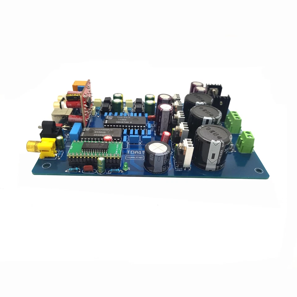 TDA1541+SAA7220+CS8412+NE5534 Fiber Coaxial PCM2704 DAC Board AC15-0-15V 10W - Image 3 of 4