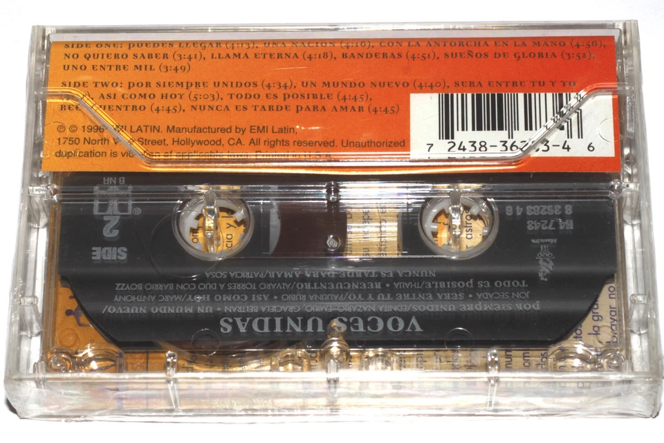 Voces Unidas Atlanta 1996 (Cassette Tape 1991) NUEVO SELLADO NEW SEALED - Image 2 of 4