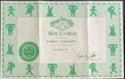 Vintage Cabbage Patch Kids Birth Certificate Boy ~ Robbin Carmody ~ Coleco 1980s