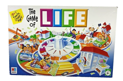 The Game of Life Milton Bradley Vintage 2005 Classic Board Game Complete