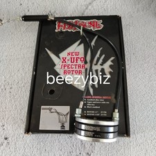 NOS Old School BMX Fishbone X-UFO 1 1/8" Gyro Rotor Cable Black GT Freestyle