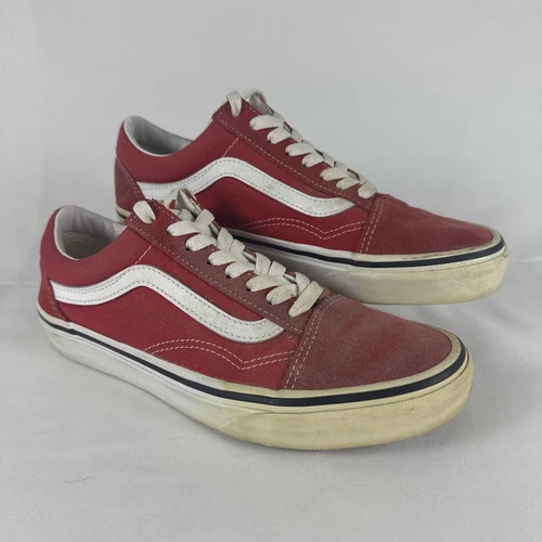 Scarpe Vans Off The Wall Unisex Adulti Oldol Skool Rossoa T M w 6