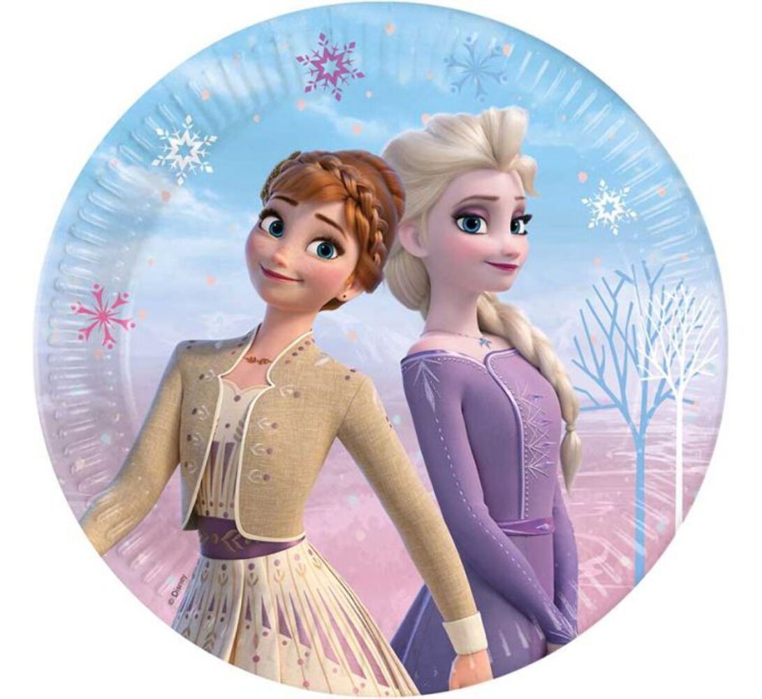 Frozen 2 Wind Spirit Paper Plates - 23cm (Pack of 8)