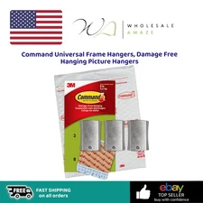 Command Universal Frame Hangers, Damage Free Hanging Picture Hangers