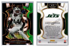 Jamien Sherwood Black & Green Shock 2025 Panini Select #77