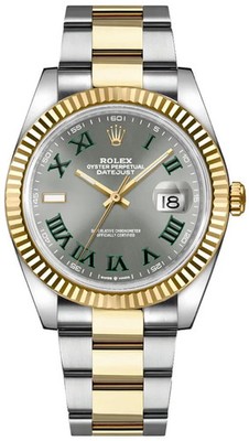2025 Rolex Datejust 126333 Two-Tone Gold/Steel Wimbledon Dial 41mm Men's Watch