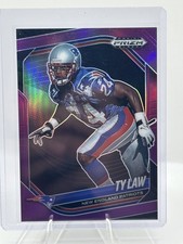 Ty Law 2025 Panini Prizm Black Purple /99 New England Patriots No. 93