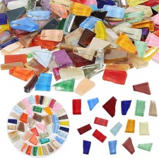 Mixed Colors Glass Pieces Broken Tiles for Mosaics Stained Craft