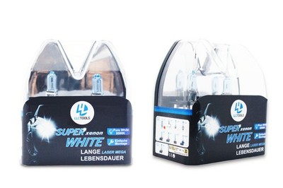 H1 Xenon Look Halogen Lampen Scheinwerfer 55W SUPER WHITE Passend für Audi TT 8N