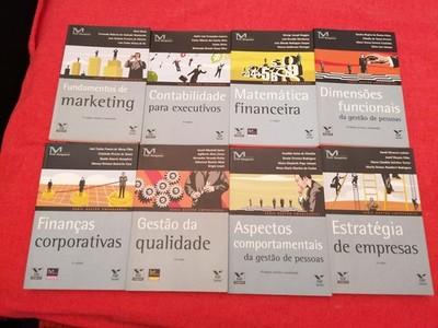 Set 8 Bücher Wirtschaft und Finanzen auf Portugiesisch
