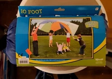 Toysmith 10 foot Jumbo Play Parachute with Handles NEW
