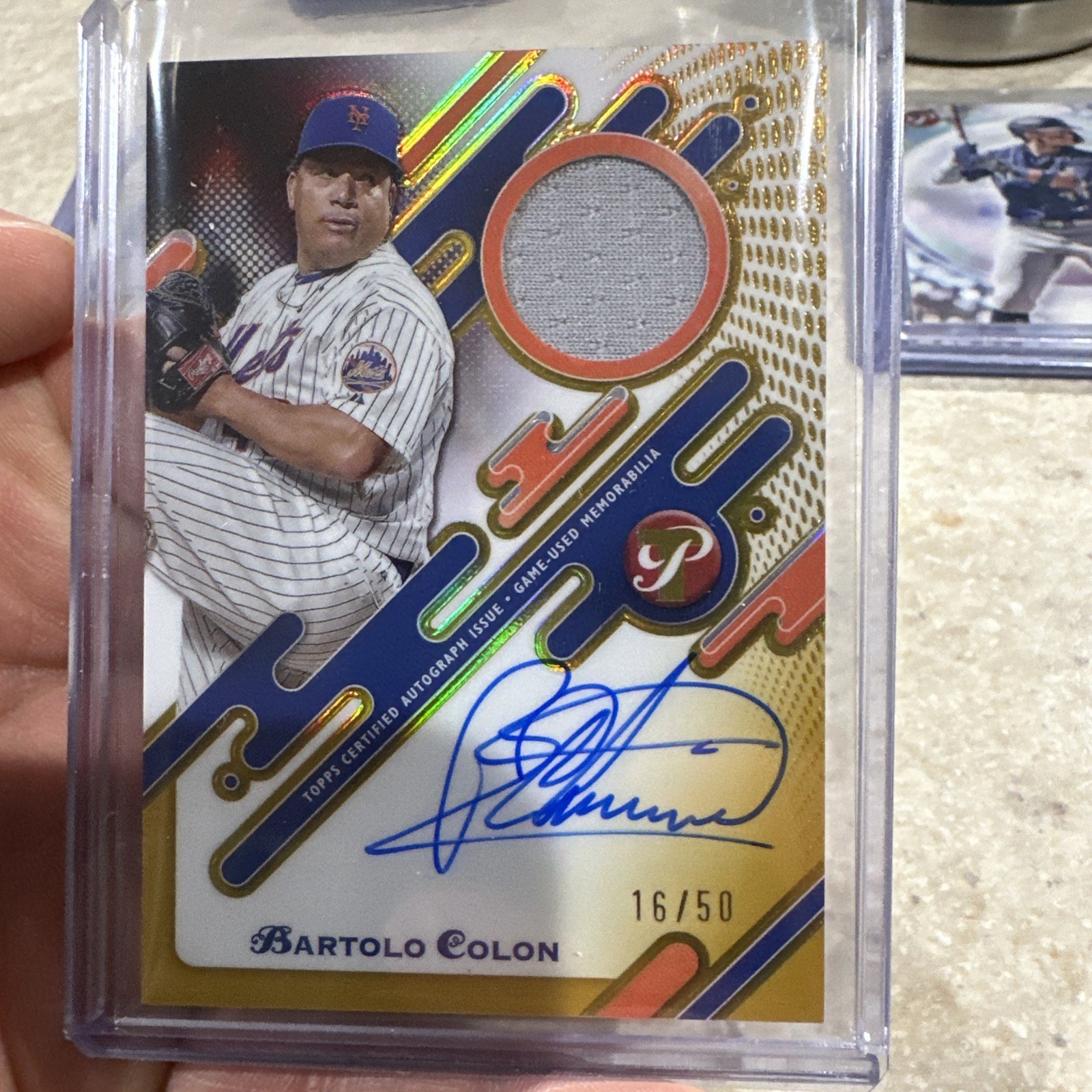 Bartolo Colon [Gold Refractor] #PPAR-BC 2025 Topps Pristine Pieces Autograph /50