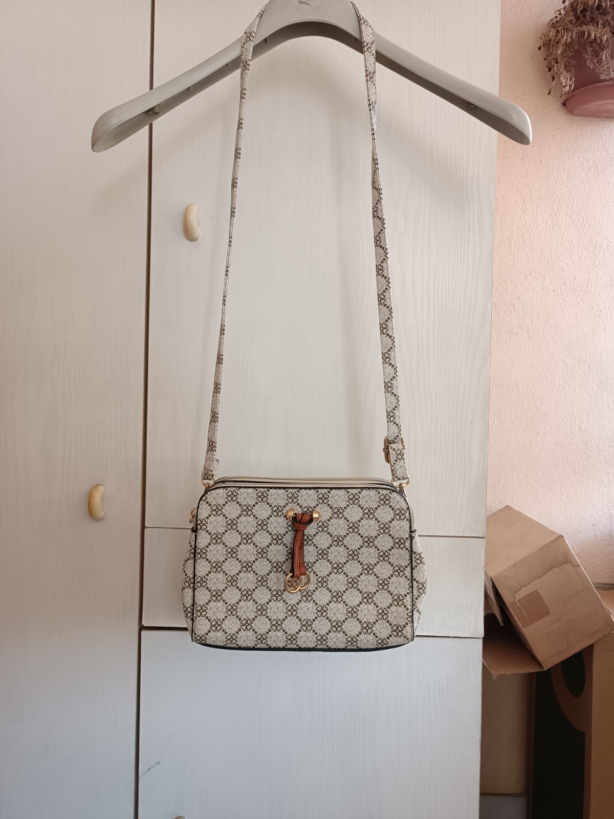 Borsa Bag Moda Tracolla Casual Streetwear Zip Loungewear Women's White Pocket